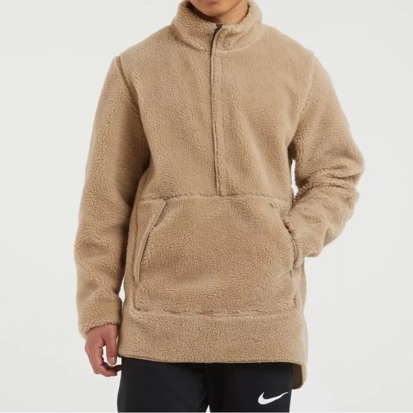 $110 Nike Yoga ACG Sherpa Fleece Pullover Jacket men training running XL tall - Picture 5 of 8